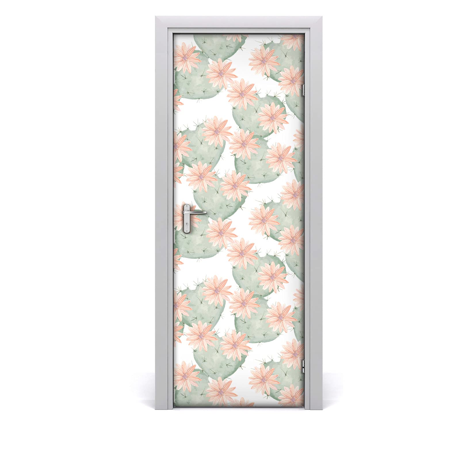 Autocollant de porte cactus 70x200cm Coloray tapisserie adhésive