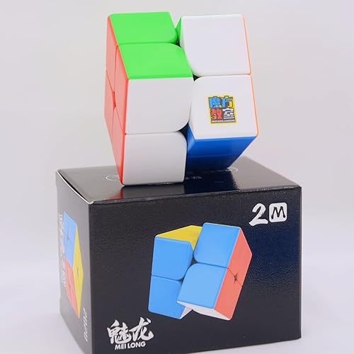 Vista 37 de Bukefuno Moyu Meilong - Cubo magnético magnético de 5 x 5 M, velocidad sin pegatinas MFJS MEILONG, cubo magnético de 16.4 x 16.4 ft, cubo mágico