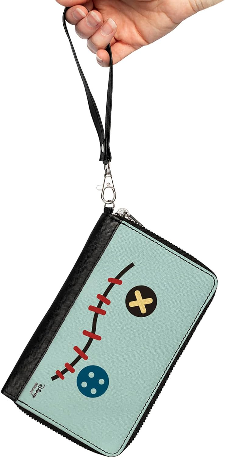 Buckle-Down Women's PU Zip Around Wallet Rectangle-Lilo & Stitch, 7.5"x4.5" - Image 2