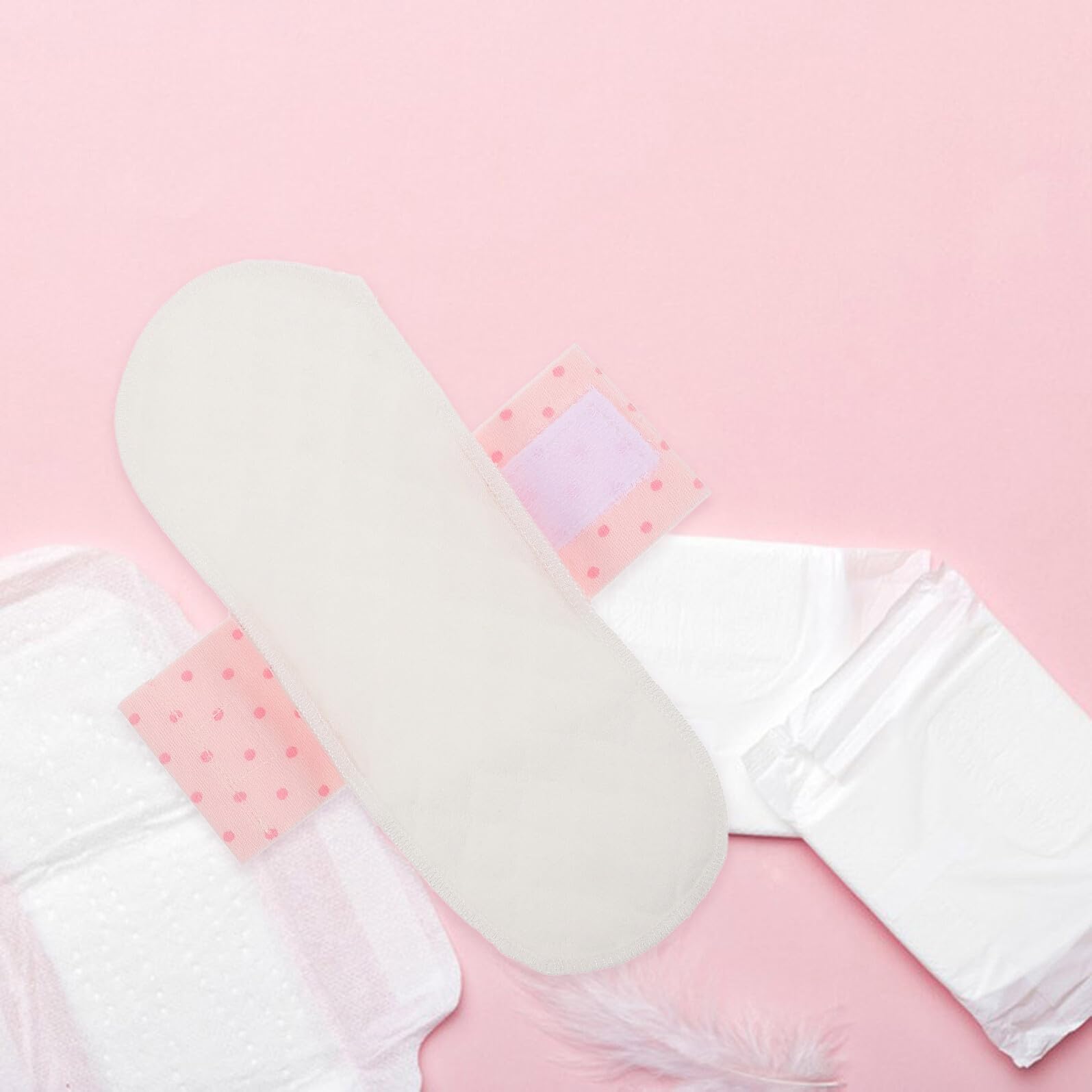 6piezas Compresas Lavables de Algodón Compresas Reutilizables para Uso Diario para Maternidad y Posparto Unidades