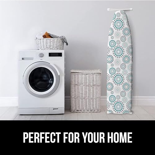 Vista 45 de Gorilla Grip - Funda reflectante de silicona para tabla de planchar