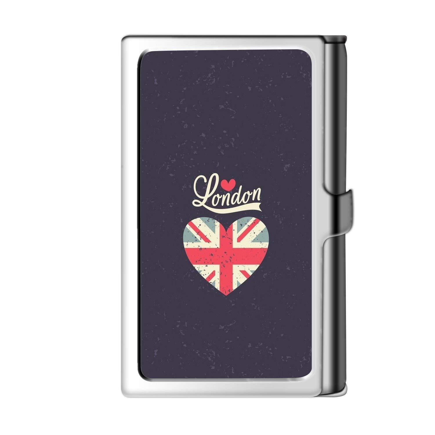 Porta Biglietti Da Visita In Acciaio Inossidabile - Design Slim, Per Carte Di Credito, ID E Regalo - Foto 4