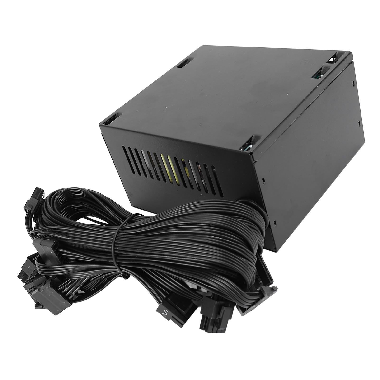 Zasilacz ATX 600 W do Komputera do Gier |Dwurdzeniowy Zasilacz Komputerów Stacjonarnych, Wentylator 12 CM, Gotowy na