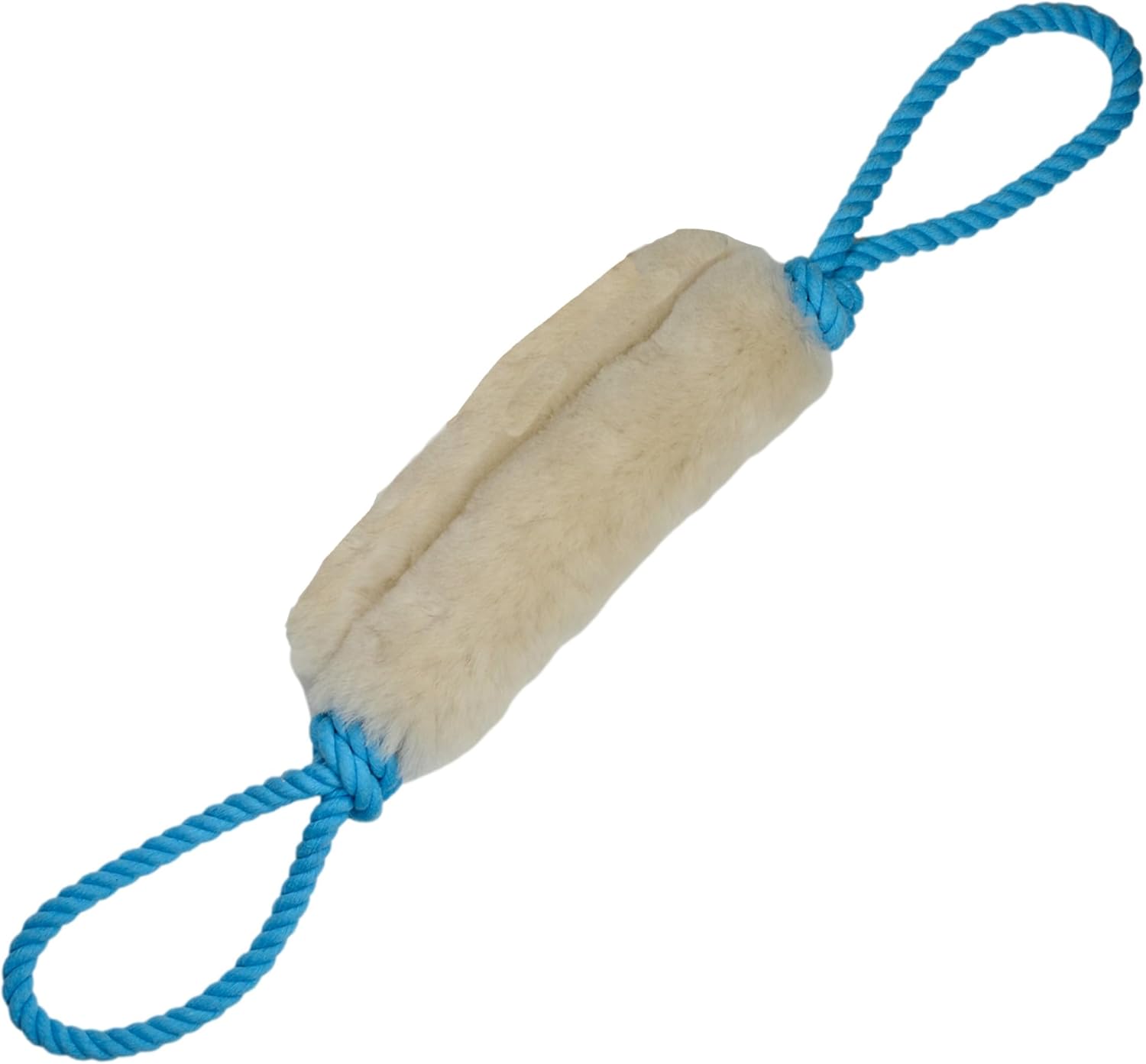 Redline K9 Fuzzit Puppy Tug Toy with Real Sheep Skin