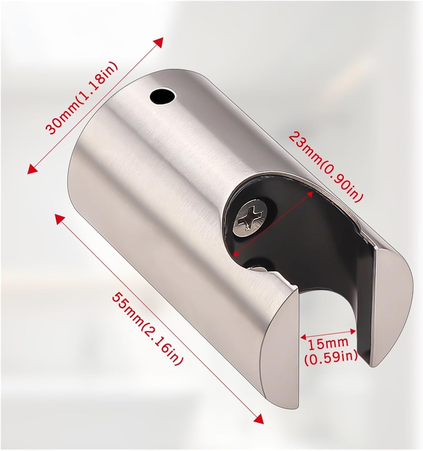 1pcs Stainless Steel Bidet Sprayer Holder(Black)
