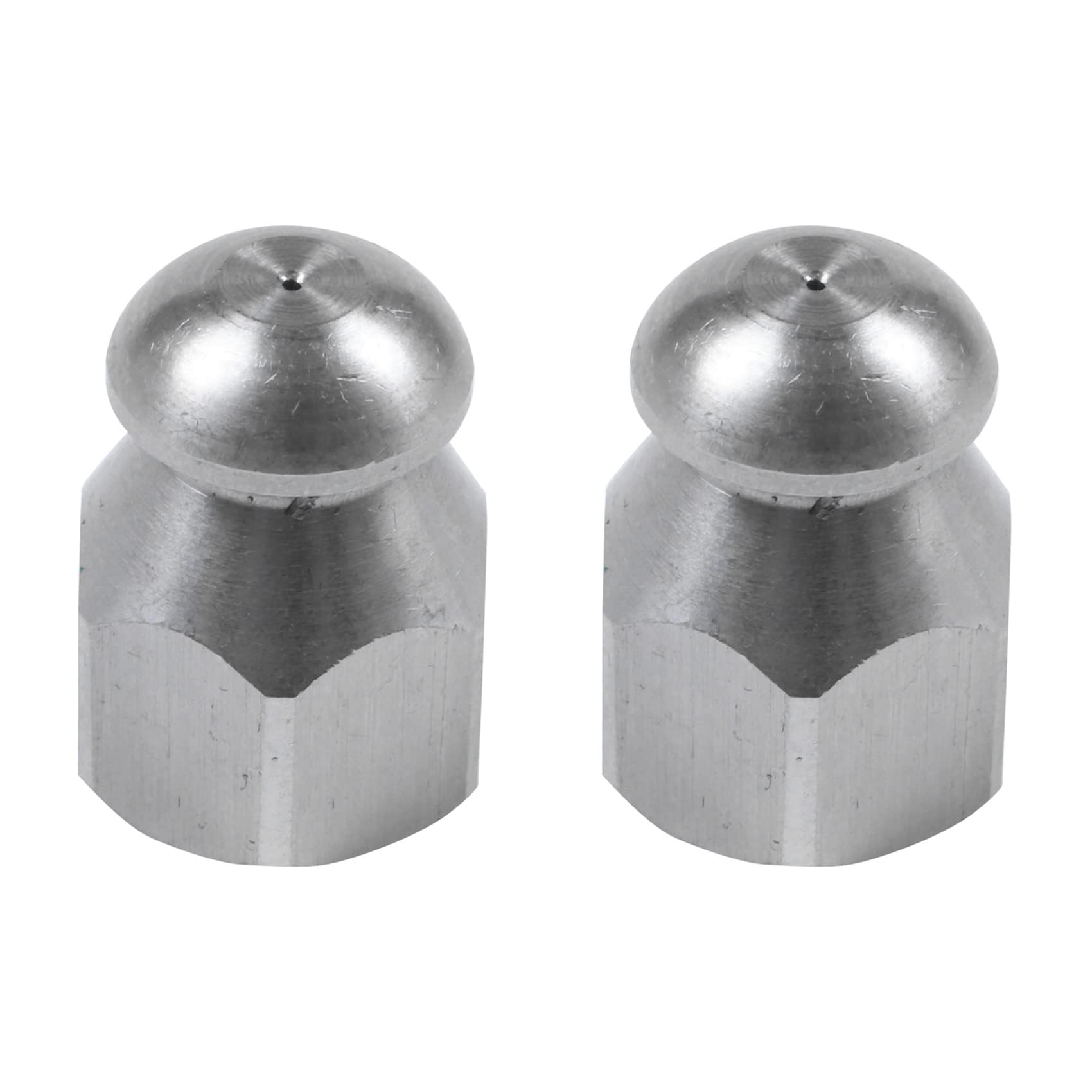 Jnchdghwa Gray 2X Pipe Jetter Pressure Washer Drain Sewer Cleaning Pipe Jetter Rotary Nozzle 5 Jet (1/4 Inch)
