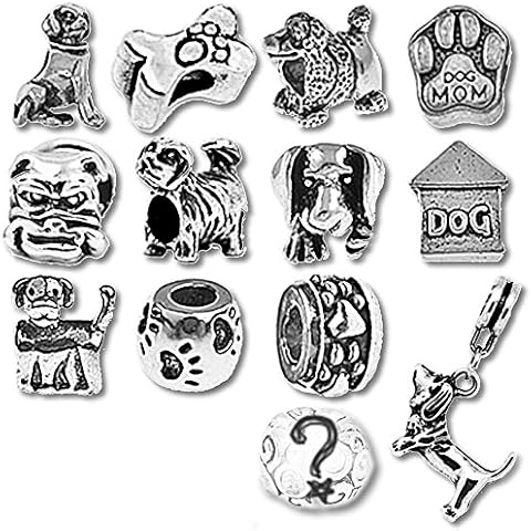 Timeline Treasures European Charm Bracelet Charms and Beads For Women, DIY Jewelry, Puppy Dog Cover