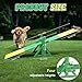 94.5" Adjustable Dog Agility Seesaw 4-Level Height Training Teeter for Small to Large Dogs Sturdy Wooden Dog Agility Equipment with Non-Slip Surface for Backyard Exercise Confidence Course (Seesaw)