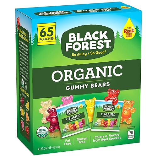 organic gummy bear packs