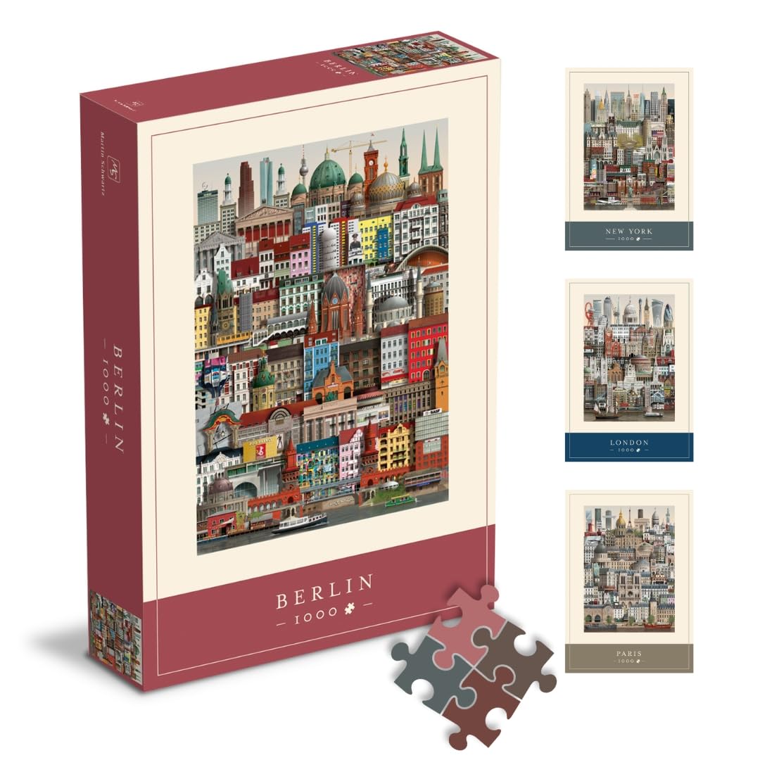 Amazon.com: Martin Schwartz 1000 Piece Jigsaw Puzzle for Adults