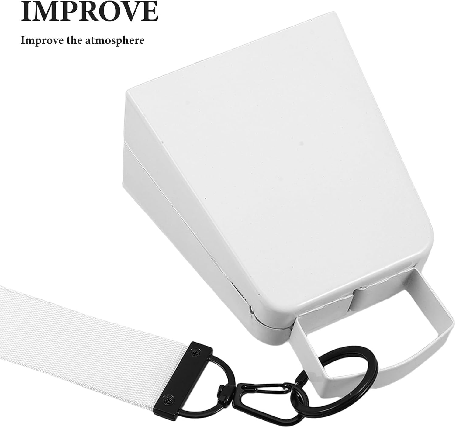 IMIKEYA 2pcs Cow Bells for Sports Events, Metal Handheld Cheering Bell with Wrist Strap, Loud Noise Makers for Soccer Football Baseball Parties Blue