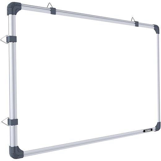 GOSHU Aluminium Double Sided White Board 3X4 Feet