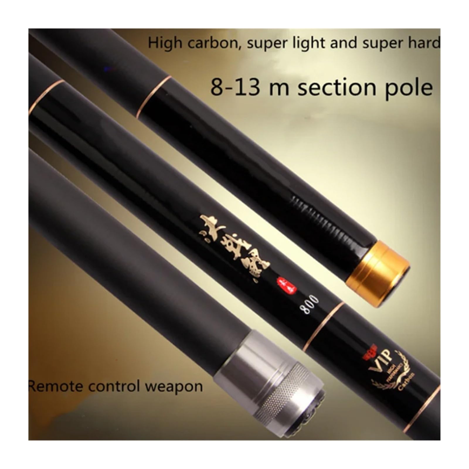 Canna Da Pesca Telescopica Extra Lunga, Canne Da Pesca Fisse Per Ruscello, Corti Si Restringono Solo 75 Cm, Per Serbatoio Lunghe, Portatili 8 Metri/90 Metri/10 Metri/11 Metri (10M)