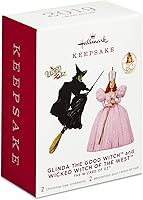 Vista 3 de Hallmark Mini El mago de Oz Glinda La bruja buena y la bruja malvada del oeste, juego de 2 películas y TV