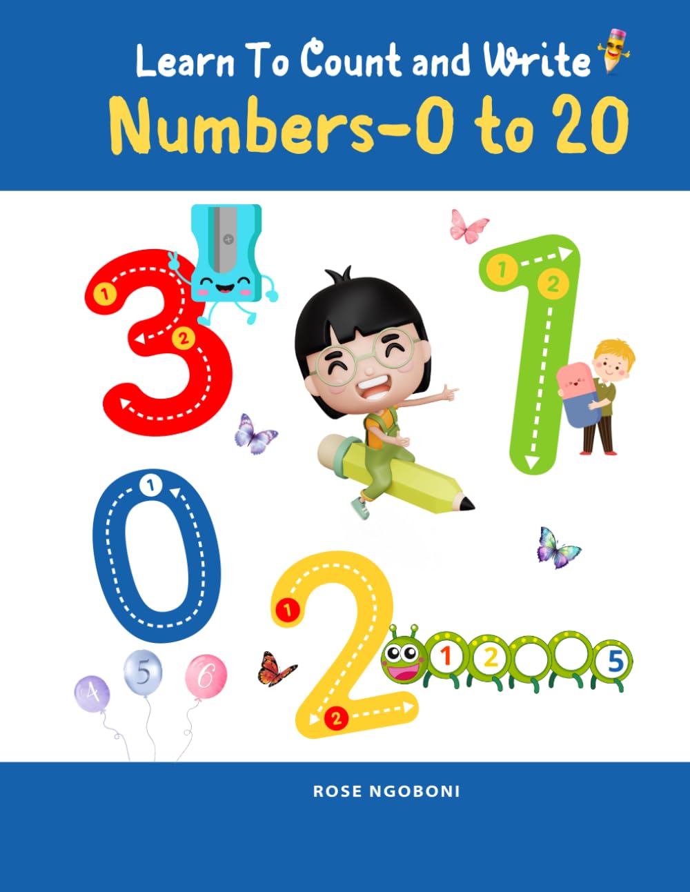 Learn To Count and Write Numbers-0 to 20