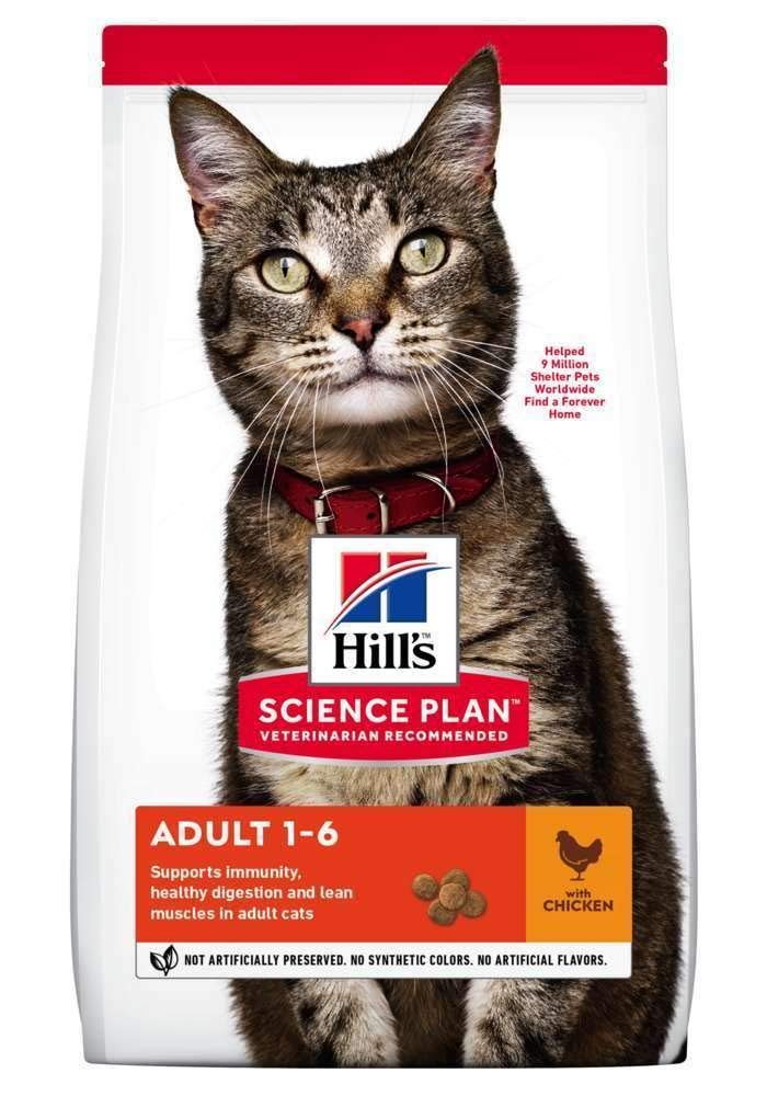 Hill's Science PlanAdult Cat Food With Chicken 1.5Kg