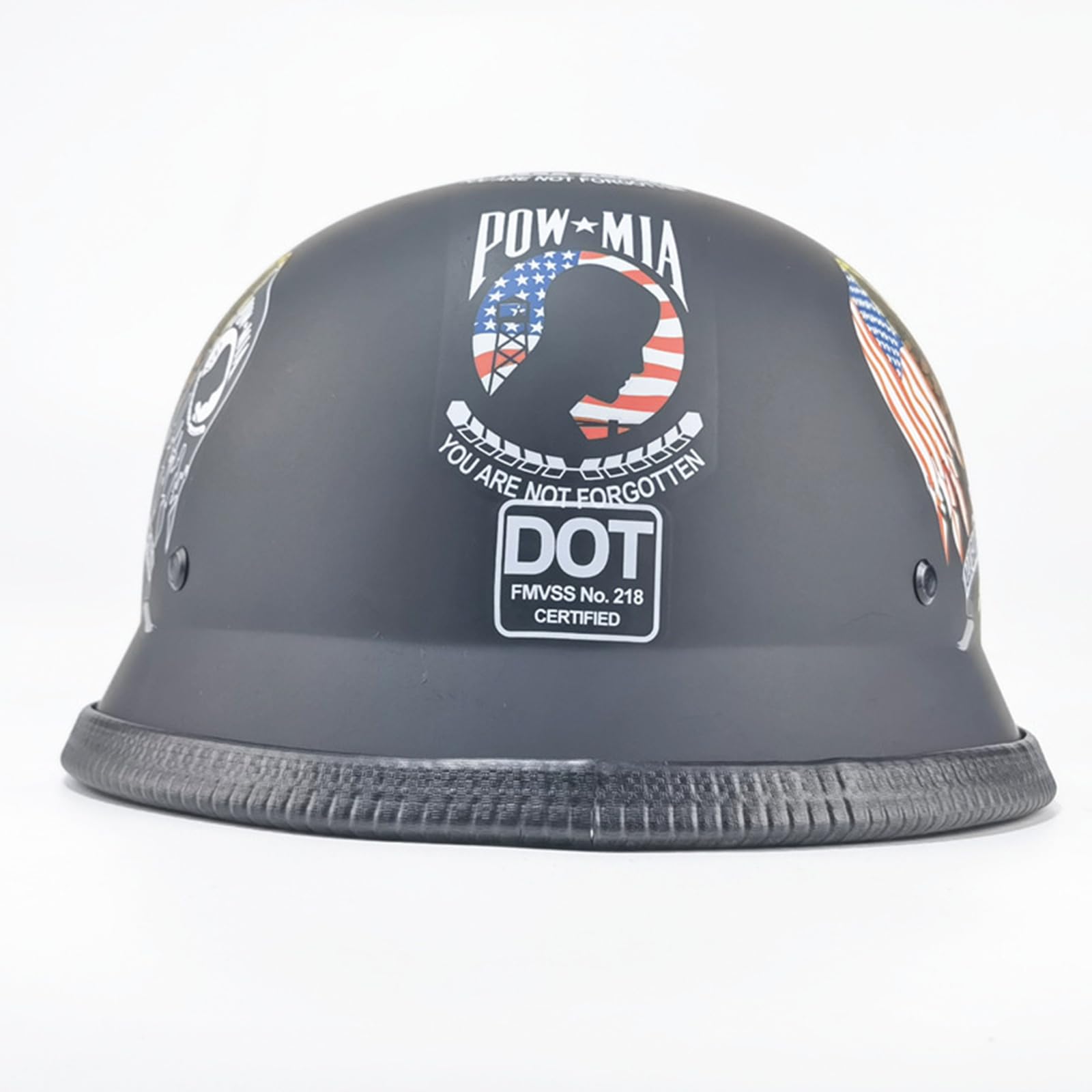 Motocicleta Retro Medio Casco Motocicleta Alemán Estilo Jet Casco ECE Homologado Scooter,ciclomotor Casco Abierto Moto Mujer Y Hombre con Hebilla Liberación Rápida Half Shell Casco