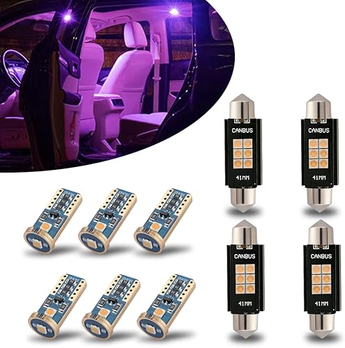 Vista 8 de iBrightstar Bombillas LED DE3175 DE3021 194 168 T10 de 1.220 in sin errores para interiores de auto, camión, cúpula, mapa, puerta, cortesía, Azul