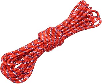 Amazon Co Jp M Walk ナイロン ロープ 太さ 6mm 長さ1m m 赤 黄 青 産業 研究開発用品