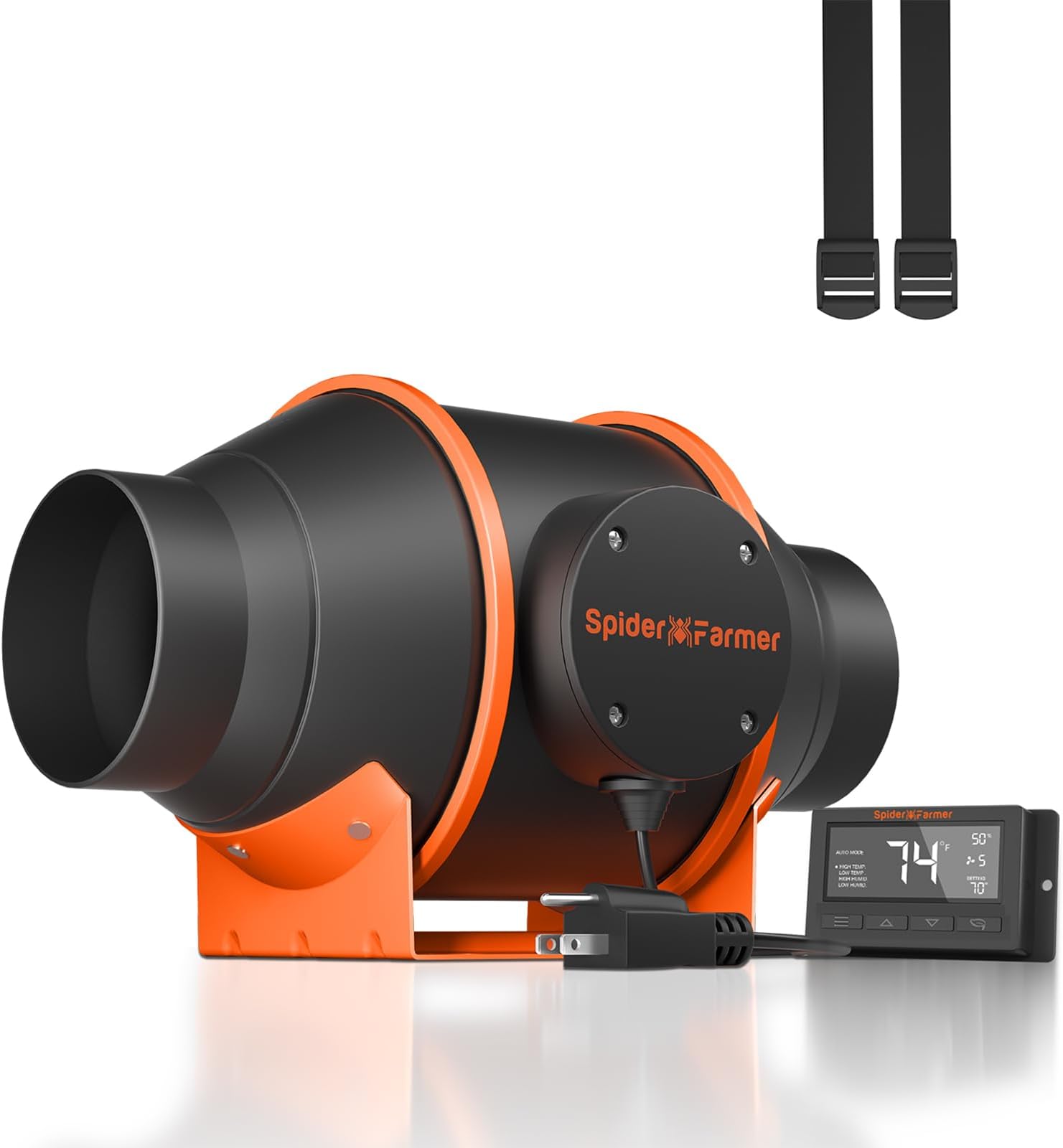 Spider Farmer New Grow Tent Fan 6" with 10 Dynamic Wind