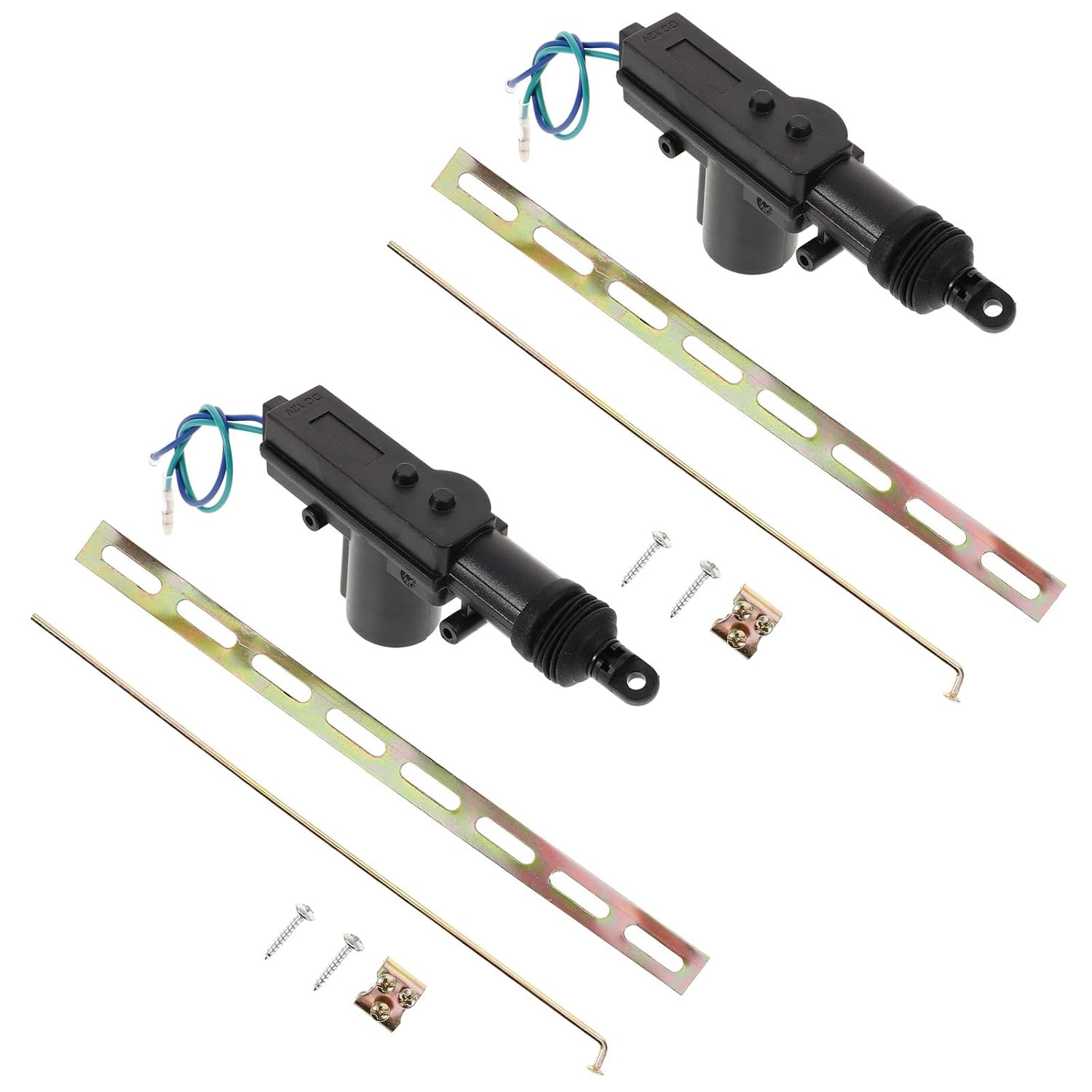 Car Door Central Locking Motor Actuator Kit with Quiet Operation and Enhanced Security, Abs and Metal Material Replacement Part for Cars and Trucks Electric Door Lock