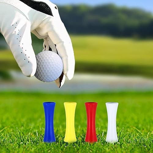 Miniatura 3 de Zivisk Camisetas de golf de plástico, 100 unidades de 3-14 pulgadas, 2-34 pulgadas disponibles, camisetas de golf altas de color mixto