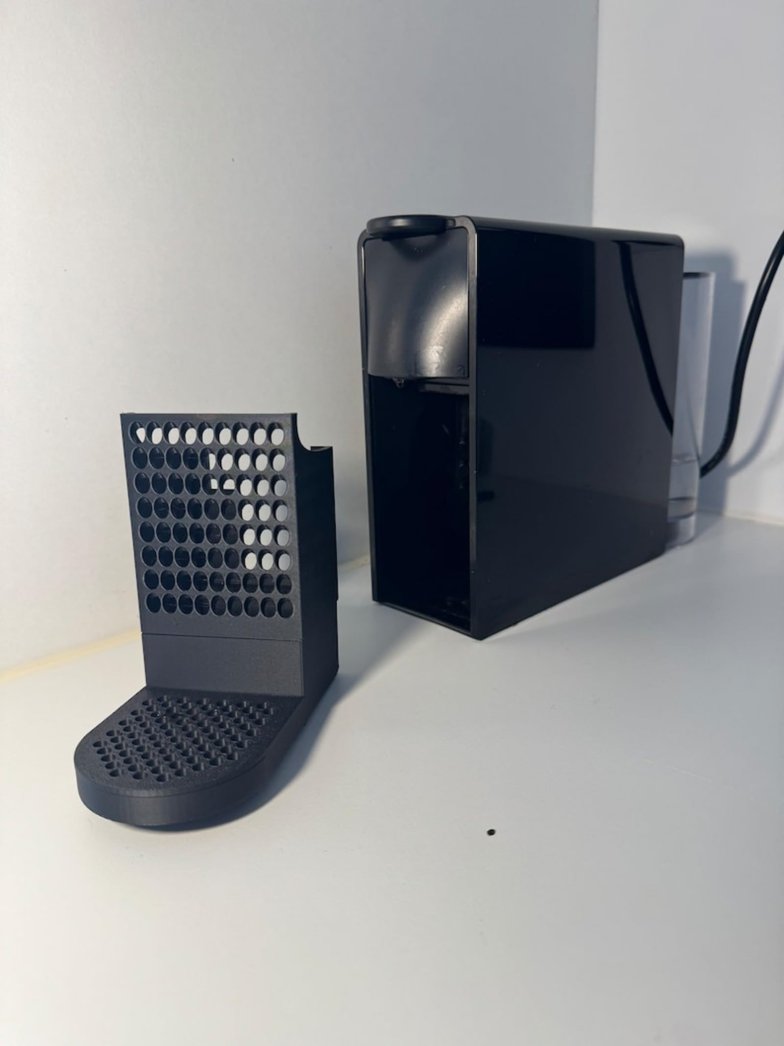 i Abtropfschale, kompatibel mit allen Tassen unter 11 cm, schwarzes Kaffee-Zubehör für ordentliches Brühen und einfache Reinigung