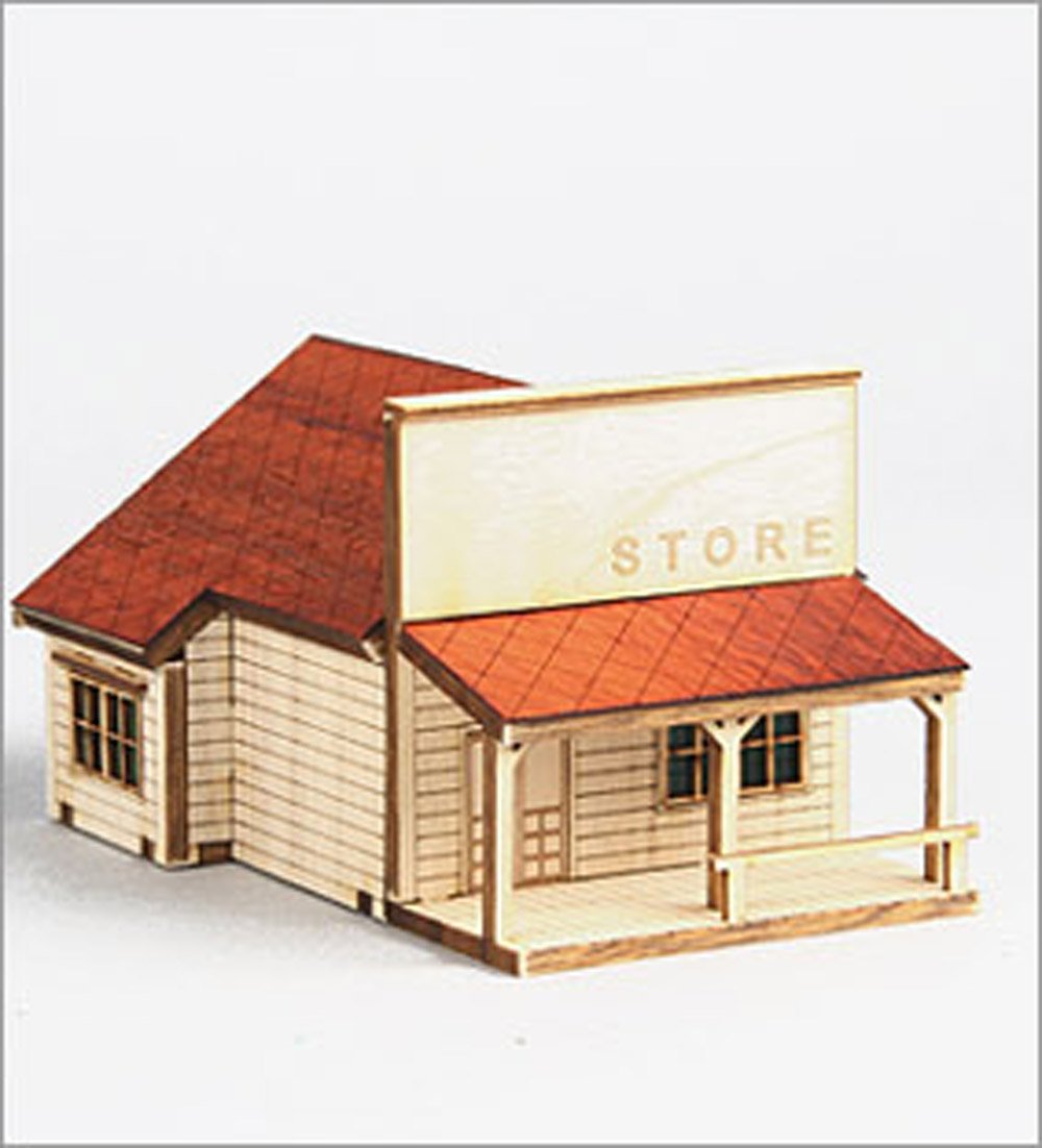 DESKTOP Wooden Model Kit Western Store