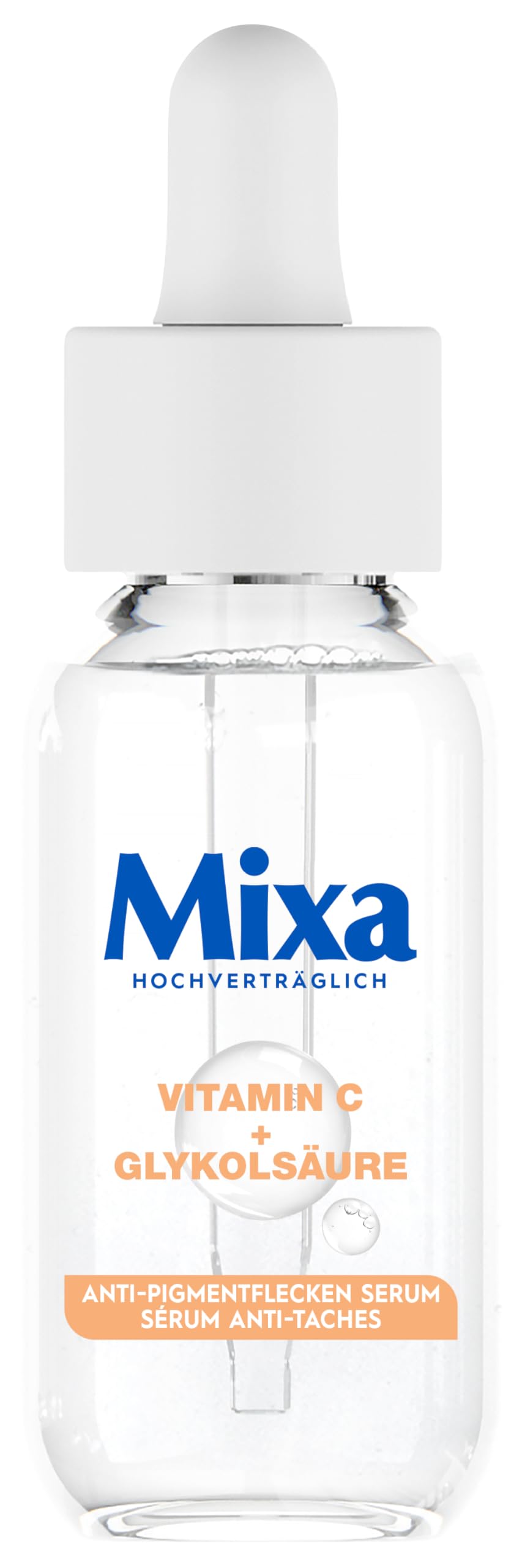 Mixa Anti-Pigmentflecken Serum Für Sensible Haut mit Vitamin C und Niacinamid, Gesicht & Hals, LSF 20, 30 ml  
Mixa Anti