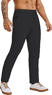 Fleece Lined Sweatpants 27 Inch Inseam Atheltic Joggers Workout Pants for Short Men with