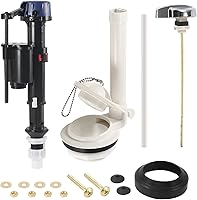 Kolasina Toilet Flush Valve Kit & Adjustable Quiet Fill Valve for American Standard Champion 4, Titan & Duravit - Leak-Proof Repair