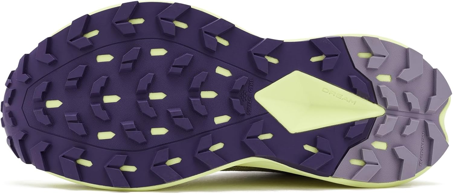 The North Face Women's VECTIV Enduris 4 Trail Running Shoe - Cushioned, Transcendent Grey/Lemon Mist, 8.5