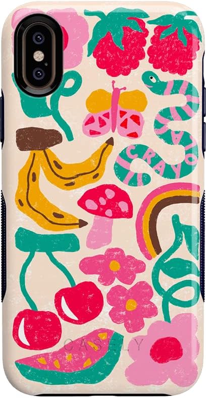Casely iPhone Xs Max Case | Doodle Bug | Crayola Crayon | Bold Protective Design