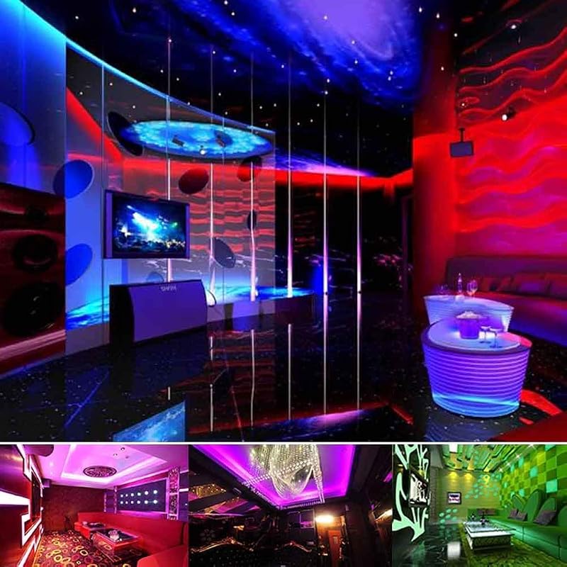XUNATA RGB LED Szalag 2m, IP65 Vízálló, 230V, 60 LED/m, 24 Gombos Távirányítóval - Beltéri/Kültéri Dekoráció Karácsonyra, Partikra
