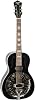 Recording King 6 String Resonator Guitar, Right, Matte Black RPH-R2-E-MBK