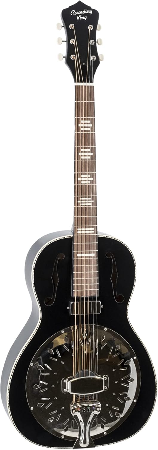 Dirty 30s Mini Bucker Resonator Guitar, 0 Body, Matte Black