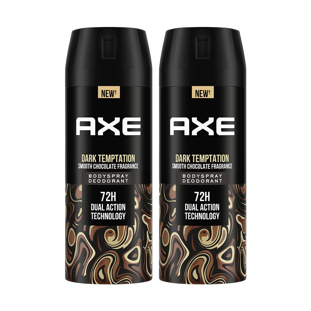 Dark Temptation Long Lasting Deodorant Bodyspray For Men, 150ml (Pack of 2)
