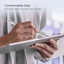 Portronics Glide Stylus Pencil for iPads Only, Angle Tilt Sensitivity, Palm Rejection, Attaches Magnetically, Battery LED Indicator, Type-C Charging, Only for iPads Released Between 2020 & 2024 gallery image