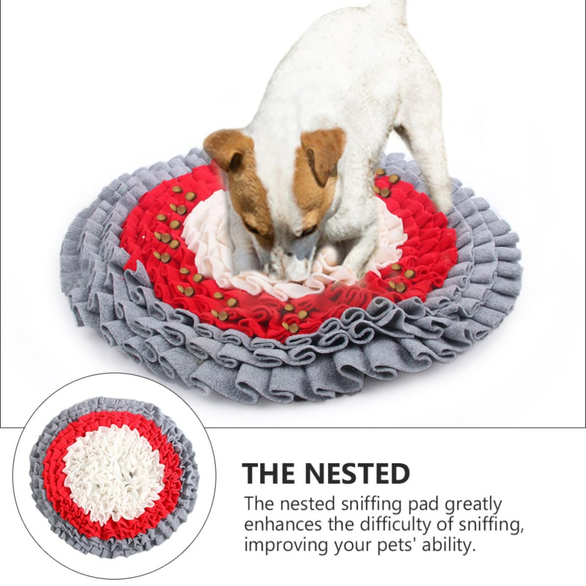 Hunde Schnüffelmatte Haustier Trainingsmatte aus Canvas zur Beschäftigung