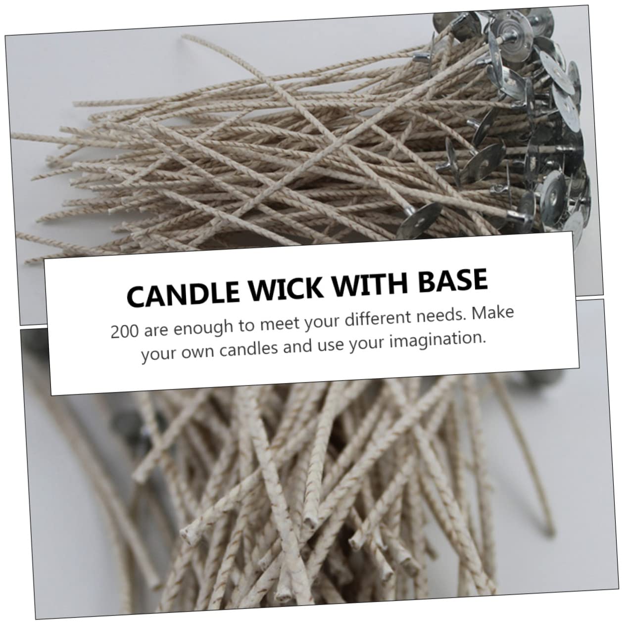 Candela Con Linguette Kit Fabbricazione Di Candele Per Candele Con Base Set Di Stoppini Fai Da Te Sustainer in Cotone