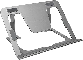 Suporte de tablet dobrável, suporte de tablet portátil de liga de alumínio para tablet de telefone desktop suporte de monitor portátil adequado para tablet de celular de 5 a 14 polegadas 