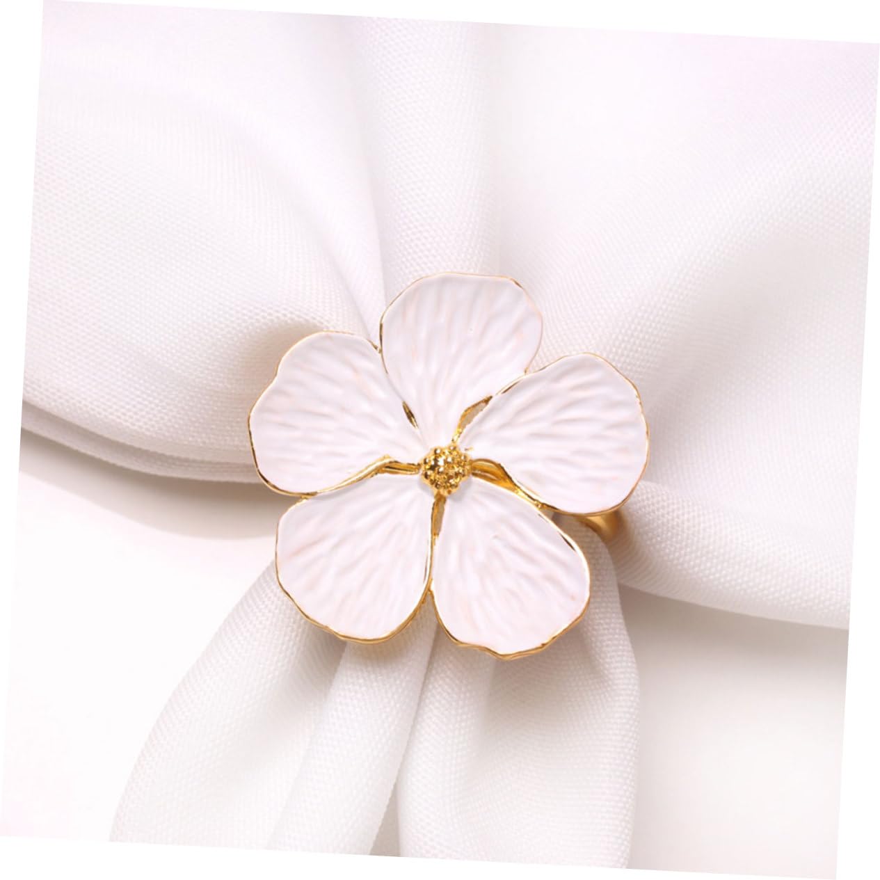 LABRIMP 18piezas Elegantes Anillos De Servilleta Decorativos De Floral para Bodas y Accesorios De Mesa Románticos