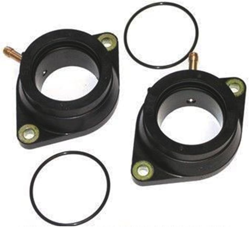 Anxingo Carburetor Intake Manifold Boots with O-rings Carb Inlet Joint for Yamaha V Star 1100 1999-2009 Replace# 11-6090