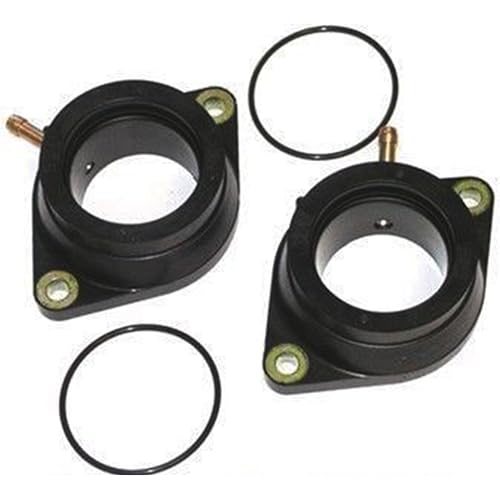 Carburetor Intake Manifold Boots with O-rings Carb Inlet Joint for Yamaha V Star 1100 1999-2009 Replace# 11-6090
