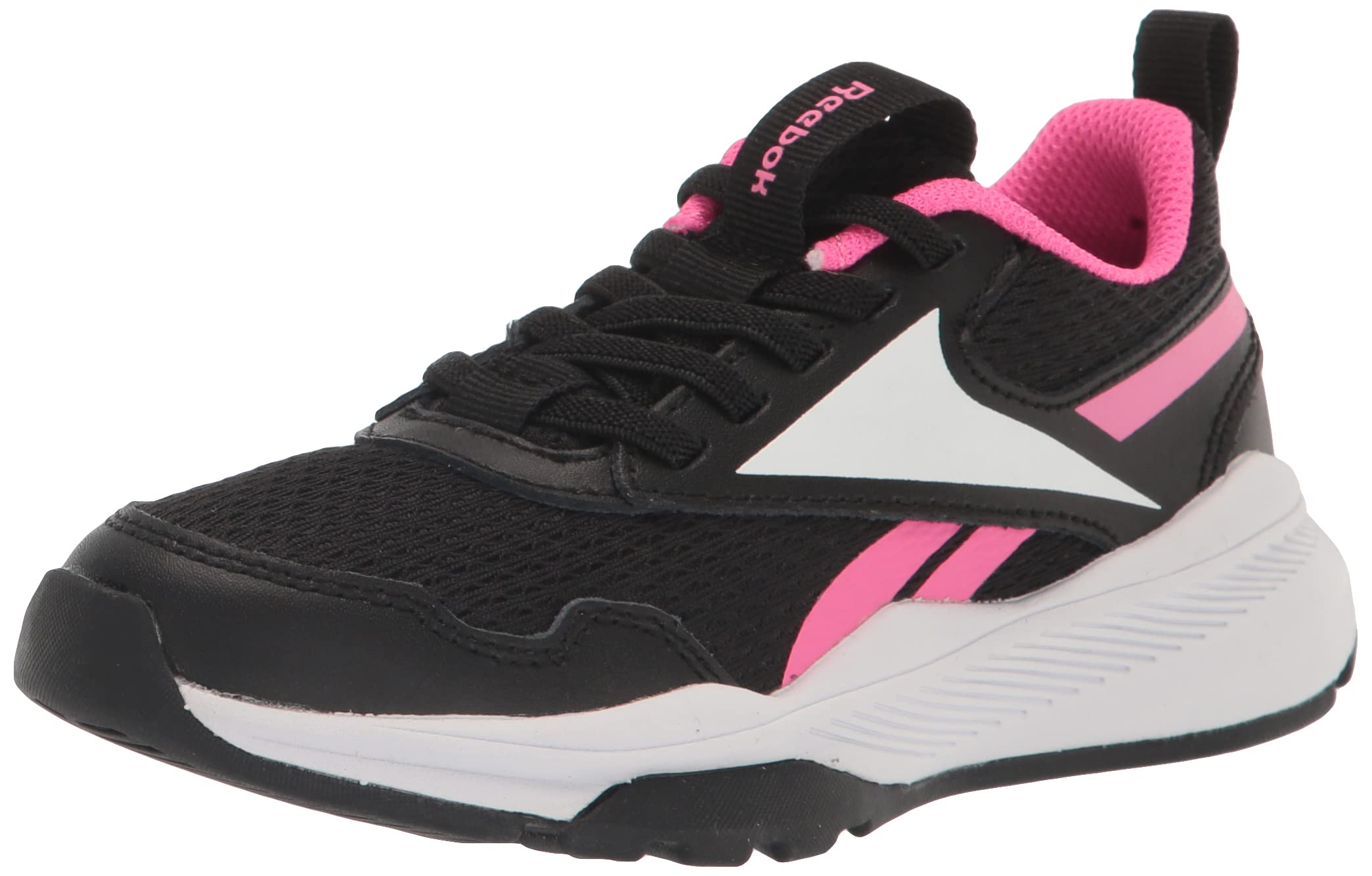 Reebok Girls XT Sprinter 2.0 Running Shoe, Black/White, 11 Little Kid