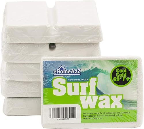 Miniatura 4 de EHOMEA2Z Cera de surf fría fría de alto rendimiento todo natural aroma de pomelo Surfwax Surfboard Surfboard Bumps Skimboard Water Sticky
