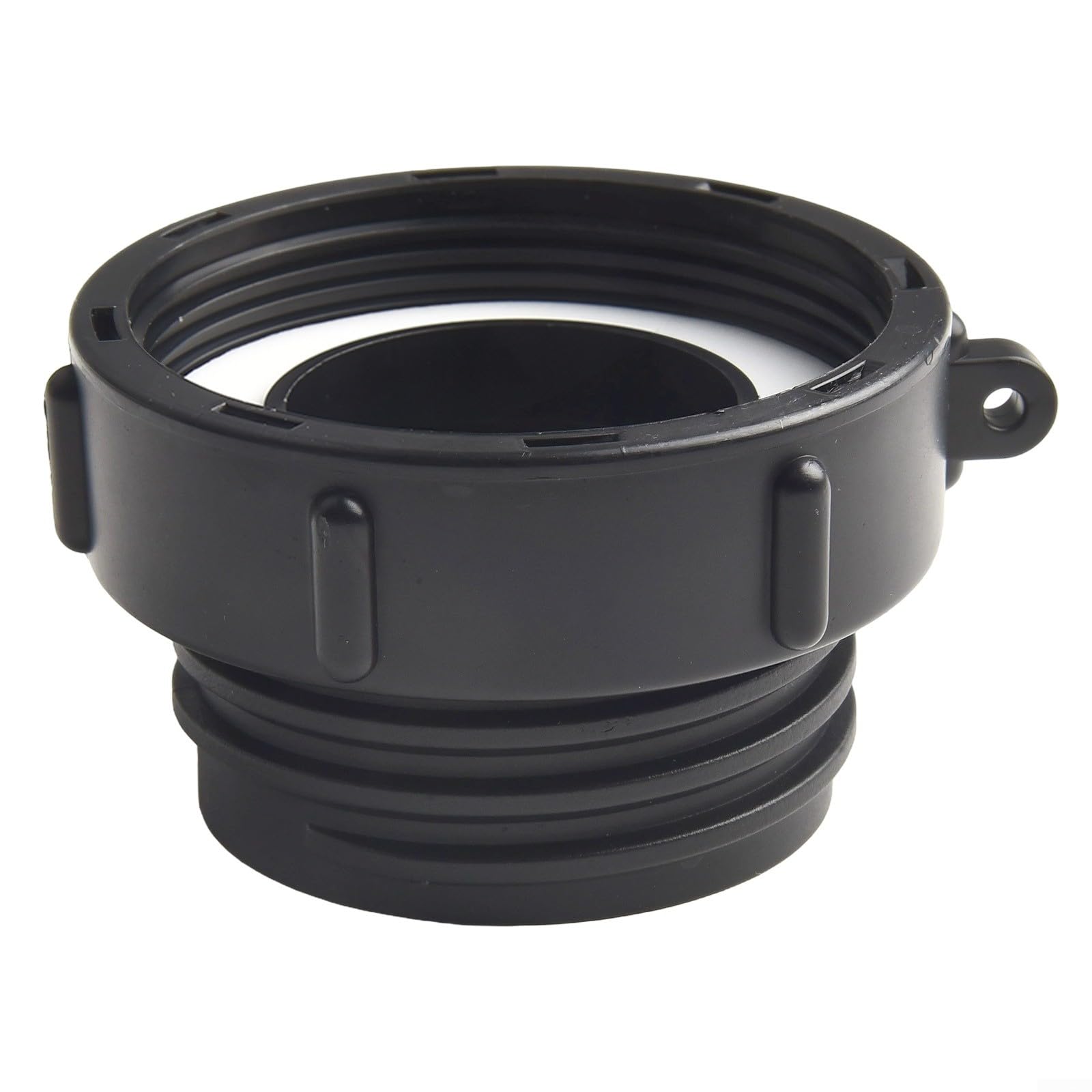 Schutz Valve IBC Tank Adapter, PP Plastic Drain Fitting for IBC Tote Tank and Garden Storage, Two-Way Thread Converter Cap for Water (62mm)