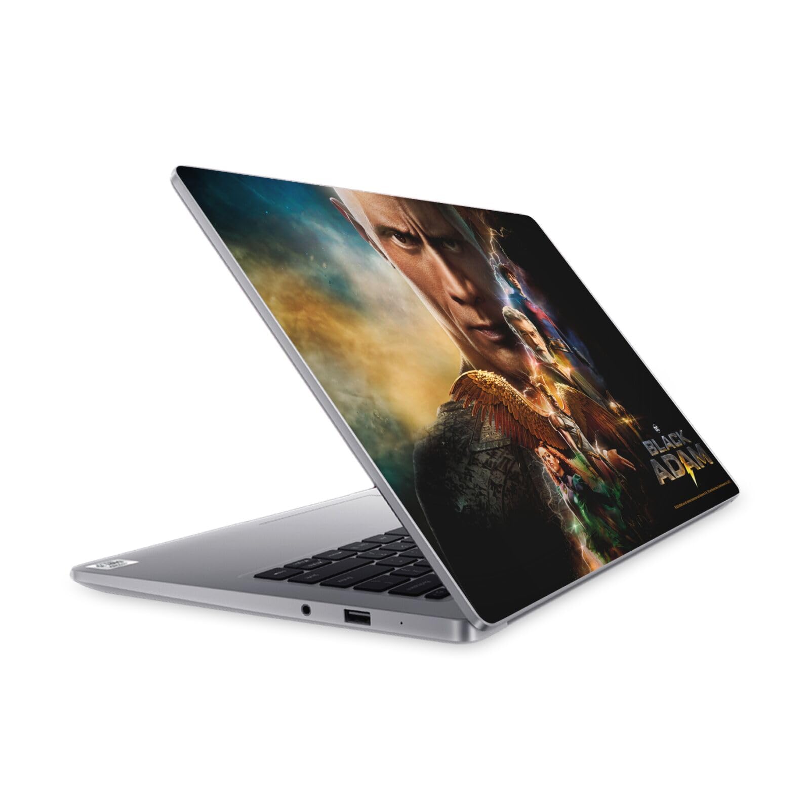 Couverture autocollant vinyle ordinateur Mi Notebook 14 2020 Black Adam Éclair - 7