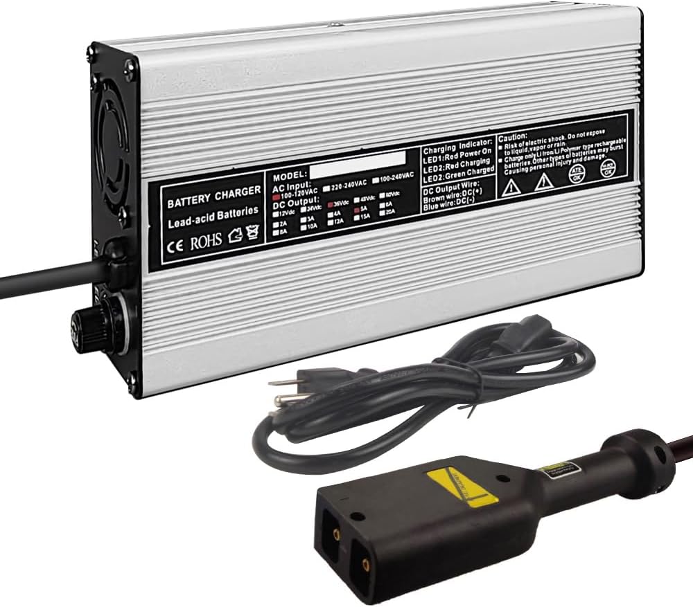 Abakoo New 36V 5A Golf Cart Battery Charger Powerwise Plug for EzGo Ez-Go TXT Medalist D-Plug