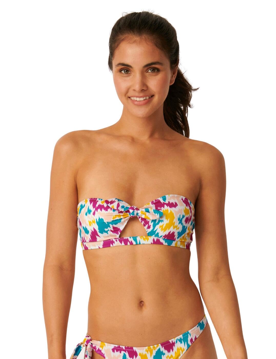 Sloggi Women's Multi-Colour Shore Fancy Guppy Bandeau Bikini - S